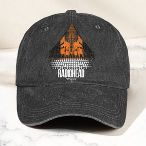 Radiohead Live in London Denim Cap Retro Radiohead Tribute Merch Dad Hat (With Box)