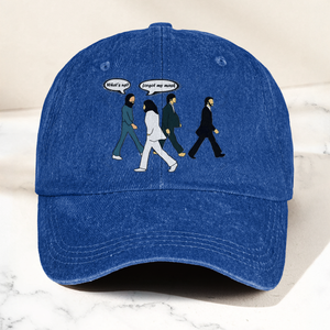 Abbey Road Denim Dad Cap Iconic Walk ( With BOX)