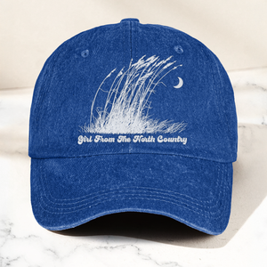 Bob Dylan Girl From The North Country Folk Lyrics Music Merch Denim Cap Retro Vintage Dad Cap Gift For Dad (With Box)