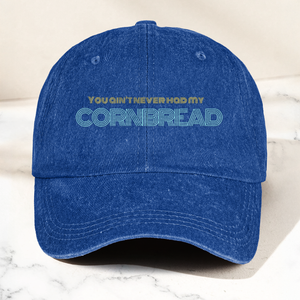 Dave Matthews Band Cornbread Lyrics Denim Cap Retro Music Cap Gift For Dad (With Box)