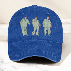 Vintage Comic Talking Heads Denim Cap Talking Heads Tribute Merch Dad Hat (With Box)