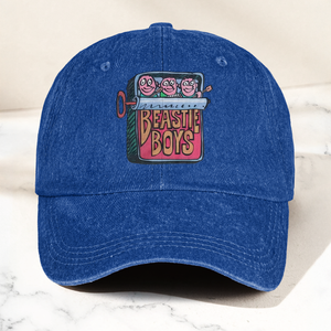 Beastie Boys Hello Nasty Graphic Denim Cap Retro Rock Music Fan Cap Gift For Dad (With Box)