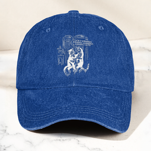 The Cure Lovecats Essential Artwork Vintage Denim Cap Retro The Cure Band Merch Gift for Dad (With Box)