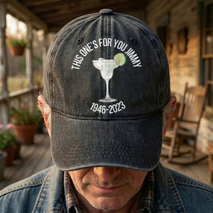 This one's for you Jimmy Denim Cap Retro Jimmy Buffett Tribute Dad Hat (With Box)