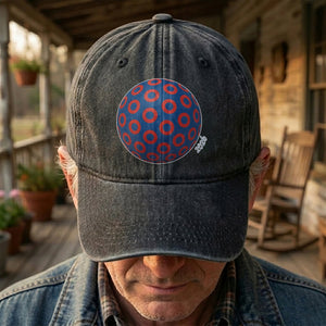Phish Donut Holographic Denim Cap Retro Music Phish Cap Gift For Dad (With Box)