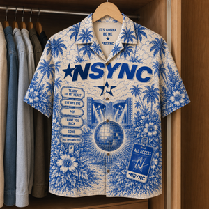 NSYNC Tropical Hawaiian Shirt - Tropical Inpsired Hawaiian Shirt Iconic