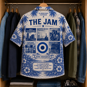 The Jam Tropical Hawaiian Shirt - Tropical Inpsired Hawaiian Shirt Iconic Album Cover