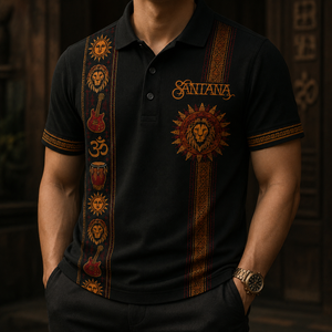 Santana Luxury Design Men Polo - Mexican Inpsired Polo