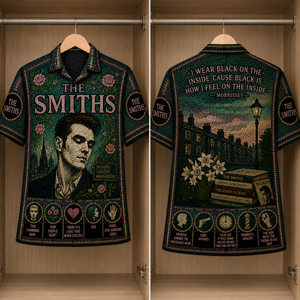 The Smiths Stained Glass Hawaiian Shirt - Unisex Button Up