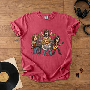 Led Zeppelin Vintage Rock Band Graphic T-Shirt Classic Music Fan Tee