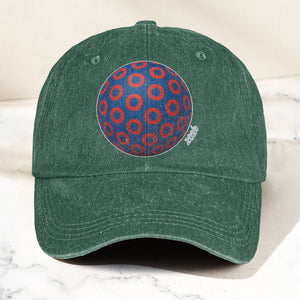 Phish Donut Holographic Denim Cap Retro Music Phish Cap Gift For Dad (With Box)