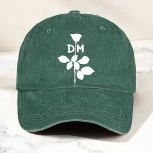 Depeche Mode Rose Denim Cap Retro Depeche Mode Tribute Merch Dad Hat (With Box)
