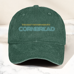 Dave Matthews Band Cornbread Lyrics Denim Cap Retro Music Cap Gift For Dad (With Box)