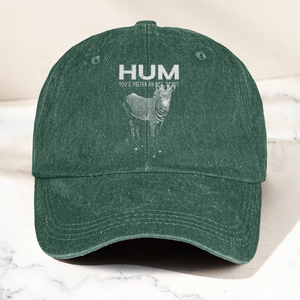 Hum You’d Prefer An Astronaut Vintage Dad Hat Indie Rock Washed Cotton Cap Gift For Dad (With Box)