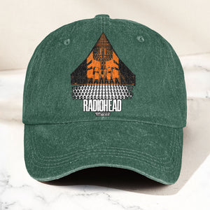 Radiohead Live in London Denim Cap Retro Radiohead Tribute Merch Dad Hat (With Box)