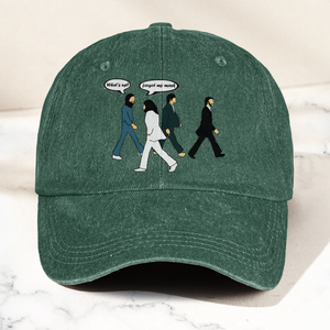 Abbey Road Denim Dad Cap Iconic Walk ( With BOX)