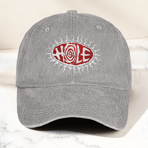 Hole Band Eyeball Denim Cap Vintage Hole Band Album Merch Gift for Dad (With Box)