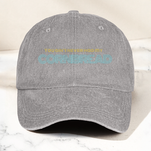 Dave Matthews Band Cornbread Lyrics Denim Cap Retro Music Cap Gift For Dad (With Box)