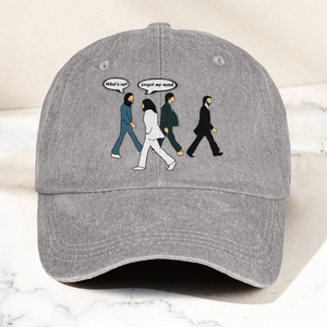 Abbey Road Denim Dad Cap Iconic Walk ( With BOX)