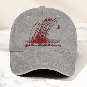 Bob Dylan Girl From The North Country Folk Lyrics Music Merch Denim Cap Retro Vintage Dad Cap Gift For Dad (With Box)
