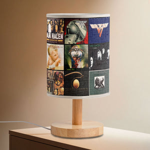 Van Halen Album Cover Fabric Lamp Classic Rock Home Decor