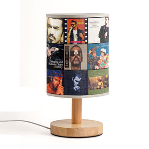 George Michael Fabric Lamp Retro Album Cover Table Light