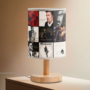 George Michael Fabric Lamp Retro Album Cover Table Light
