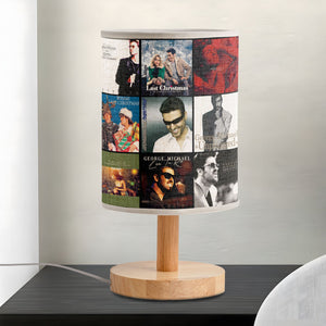 George Michael Fabric Lamp Retro Album Cover Table Light
