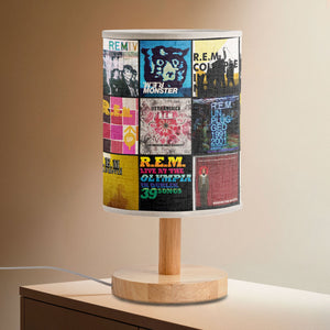 R.E.M. Album Cover Fabric Lamp Retro Rock Music Night Light