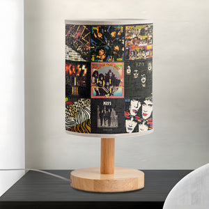KISS Album Cover Fabric Lamp Classic Rock Music Fan Table Light