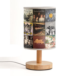 Fleetwood Mac Album Cover Table Fabric Lamp Classic Rock Collector’s Piece