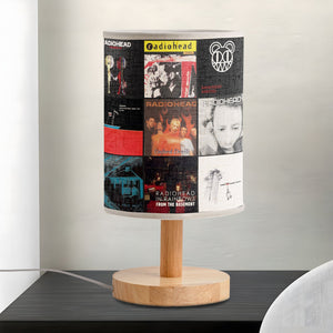 Radiohead Album Cover Fabric Lamp Alternative Rock Fan Table Light