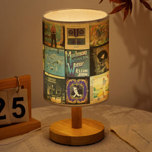 Elton John Album Cover Fabric Lamp Legendary Pop Rock Table Light