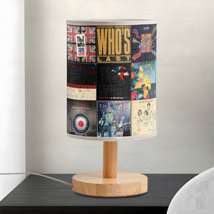The Who Album Cover Fabric Lamp Classic Rock Legends Table Light