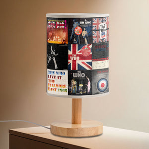 The Who Album Cover Fabric Lamp Classic Rock Legends Table Light
