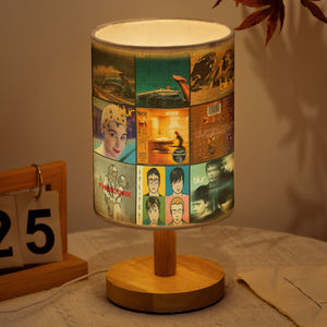 Blur Album Cover Collage Fabric Lamp