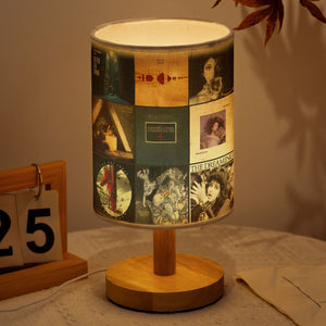 Kate Bush Album Cover Collage Fabric Lamp