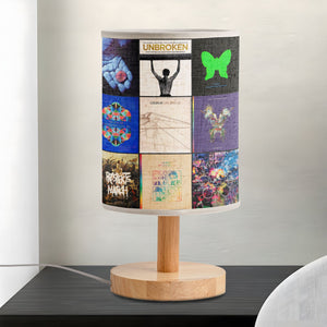Coldplay Album Collage Fabric Lamp Alternative Rock Night Light for Music Lovers