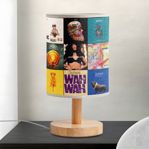 James Band Album Cover Fabric Lamp Handmade Retro Music Decor for Fans