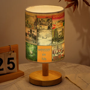 Weezer Album Collage Lamp Indie Rock Tribute Light for Music Lovers