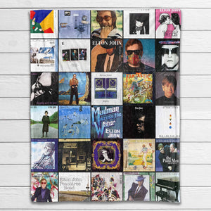 Elton John Sherpa Blanket A Colorful Journey Through the Rocket Man’s Legacy