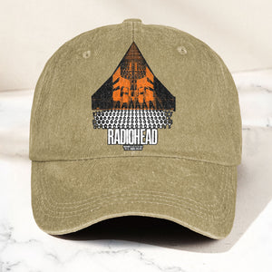 Radiohead Live in London Denim Cap Retro Radiohead Tribute Merch Dad Hat (With Box)