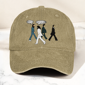 Abbey Road Denim Dad Cap Iconic Walk ( With BOX)