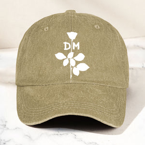 Depeche Mode Rose Denim Cap Retro Depeche Mode Tribute Merch Dad Hat (With Box)