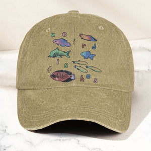 Radiohead Weird Fishes Denim Cap Radiohead Tribute Merch Dad Hat (With Box)