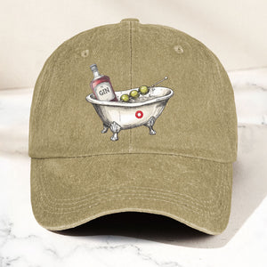 Phish Bath Tub Gin Denim Cap Retro Music Fan Merch Cap Gift For Dad (With Box)