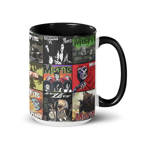 The Misfits Accent Mug Classic Album Cover Collage Gift for Punk Rock Fans