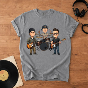 Blink-182 Comfort Colors Tee Band Members Tribute Pop Punk Classic Shirt