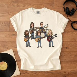 Eagles Band Comfort Colors Tee Hotel California Members Tribute Classic Rock Shirt