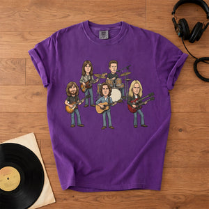 Eagles Band Comfort Colors Tee Hotel California Members Tribute Classic Rock Shirt